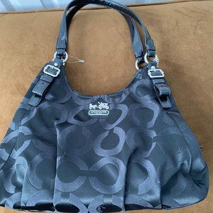 Coach Maggie cloth bag NWOT Black